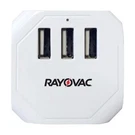 Rayovac SS-Q303 3-AC Outlet And 3-USB Portable Power Strip Charger Wall. Fixed Price $18.72.