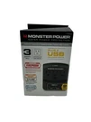 Monster Power - 3 Outlets, Plus 2 Usb Charging Ports, 540 Joules, Fireproof New. Fixed Price $16.69.