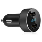 Dual Usb Car Charger With Voltage Meter, 4.8A Output, Black. Fixed Price $15.39.