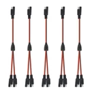 5 Pcs 18AWG Sae Power Connector Cable Y Splitter 2 Extension 1.... Fixed Price $25.71.