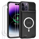 Iphone 14 Max Battery Case 10800MAH Wireless Charging Protective. Fixed Price $73.83.