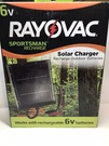 Rayovac Solar Charger 6 Volt Outdoor Batteries Recharge Feeders Hunting. Fixed Price $32.99.