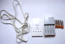 Vintage Sony Battery Charger With Aa Ni-mh Rechargeable Batteries (BCG-34HRMD). Fixed Price $25.99.