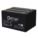 Mighty Max 6V, 9AH, Agm, F2 Battery Compatible With Technacell EP66026 - 3 Pack. Fixed Price $49.99.
