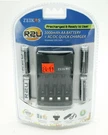 Zeikos Four 3000MAH Aa Ni-mh Battery & Ac/dc Quick Car Chargers. New. Sealed.. Fixed Price $34.99.