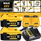 2PACK For Dewalt Volt Max Xr 12.0AH Lithium Battery DCB206-2/DUAL Charger. Fixed Price $67.00.