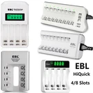 Ebl 4 Slot / 8 Smart Charger For Aaa Ni-mh Ni-cd Rechargeable Battery Us. Fixed Price $16.29.