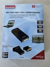 Diamond Multimedia Full 1080P Usb 2.0 Vga/dvi/hdmi Adapter BVU165 Open Box. Fixed Price $13.00.