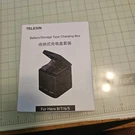 Telesin Battery Storage Charging Box For Gopro Hero 8/7/6/5, GP-BNC-801, Usb. Fixed Price $21.00.