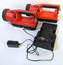 2 Koehler Bright Star Lighthawk Flashlights With Charger. Fixed Price $250.00.