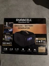 Duracell Powerblock Battery Generator DRPB500. Fixed Price $200.00.