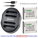 Kastar Battery & Usb Dual Charger For Olympus LI-50B Stylus 9010 SP-810UZ Tough. Fixed Price $13.99.