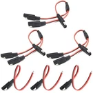 6 Pcs Sae Y Splitter Extension Cable Quick Disconnect Connector Dc Power .. Fixed Price $16.19.