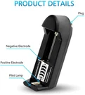 Single Slot Li-ion Battery Charger For AA/18500/16340/AAA Rechargeable. Fixed Price $6.99.