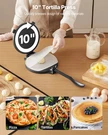 Press, 10 Inch Cast Iron And Roti Maker, Heavy Duty Tortillad. Fixed Price $75.21.