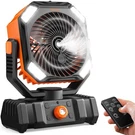 Portable Misting Fan, Cooling Fans, 20000MAH Usb Rechargeable Battery Po.... Fixed Price $46.42.