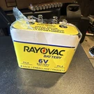 Rayovac 6 Volt Zinc-carbon Lantern Battery, 2 Pack. Fixed Price $27.48.