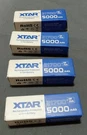 Lot Of 4 Xtar Rechargeable Li-on Battery 5000MAH. Fixed Price $34.00.
