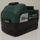 Masterforce Boost 20V Lithium-ion Battery 7.5AH Model 252-8007 Green. Fixed Price $109.00.