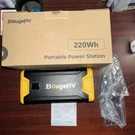 Bougerv 220WH Portable Power Station, Backup Battery For Most Car Refrigerators,. Fixed Price $124.98.