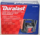 New - Duralast DL1200AL Peak Amps 12V Jump Starter W/150PSI Air Compressor. Fixed Price $71.95.