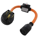 Ac Works 14 30P To L6 20R Adapter W/ 20A Breaker, 1.5FT Heavy Duty Stw. Fixed Price $87.99.