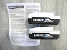 New Genuine Hart 20-VOLT 20V 2.0AH Lithium-ion Batteries BPH012. Fixed Price $79.95.