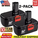 2PACK For Craftsman 19.2 Volt 11375 Battery C3 Diehard 130279005 11376 130279003. Fixed Price $34.00.
