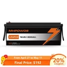 Mhpowos 12V 200AH 100AH Deep Cycle LIFEPO4 Lithium Battery Grade Cells. Fixed Price $239.99.