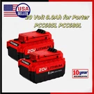 2X For Porter Cable 20VOLT Lithium Tool Battery Pack Max PCC680L PCC685L Us. Fixed Price $129.52.