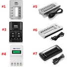 Ebl 4 8 Slots Smart Charger For Aaa Rechargeable Batteries 1.2V Ni-mh Nicd. Fixed Price $12.69.