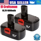 2X 4.8AH For Craftsman C3 Diehard 19.2V Battery 130279005 11375 11376 130279003. Fixed Price $29.98.