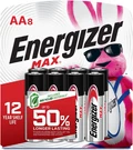 Energizer Aa Batteries, Max Double Battery Alkaline, 8 Count. Fixed Price $15.95.