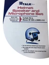Helmet Speaker & Microphone Set Works W/ Trutalk TK14, Maxon SP-200, GMRS-21. Fixed Price $5.00.