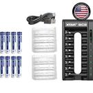 Eco-conscious BC8 Charger With Rechargeable 1.5V Aaa Batteries Usb-c Enabled. Fixed Price $98.99.