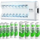 Lot Ebl Aaa Rechargeable Double A,triple Batteries Ni-mh Charger W/ Usb. Fixed Price $22.99.