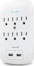 6 Outlet Surge Protector 1200 Joules With Usb Ports Charger (3.1A), Multi Plug. Fixed Price $21.61.