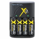 Xit XTCH2950 4 Aa Rechargeable Batteries With Charger 2950MAH (black). Fixed Price $22.99.