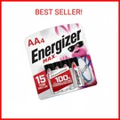 Energizer Aa Batteries, Max Double Battery Alkaline, 4 Count. Fixed Price $7.96.