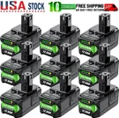 8AH/12.0AH 18V Lithium-ion Battery For Ryobi P107 P108 Cordless Tool. Fixed Price $191.54.