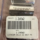 Streamlight CR123A 3V Single Use Batteries 12-PACK, Mpn 85177, 2VEW2. Fixed Price $50.00.