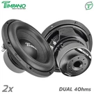2400 Watts Bundle 2X Timpano 12" Car Audio Subwoofer T1000-12 Dual Ohm. Fixed Price $179.90.
