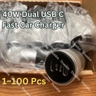 40W Dual Usb-c Fast Car Charger Type-c Adapter For Iphone Ipad Android Wholesale. Fixed Price $361.83.