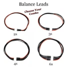 Rcp-jrjst (4) Lipo Battery Balance Lead Extensions 12" Long -2S 3S 4S 6S Choices. Fixed Price $9.99.