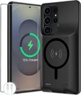 Battery Case For Galaxy S25 Ultra 12000MAH Portable Protective Wireless. Fixed Price $75.68.