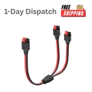 Elfculb Anderson Y Splitter Cable 12AWG 1FT For Solar Generator Power Station. Fixed Price $16.55.