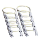 Faoyliye T5 T8 Tube Connector Cords, 3-PIN Extension Power 50CM/1.6FT, White. Fixed Price $16.23.