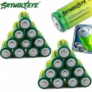 Skywolfeye 16340 Battery 3.7V 1800MAH Li-ion Rechargeable RCR123A Charger Us Lot. Fixed Price $29.44.